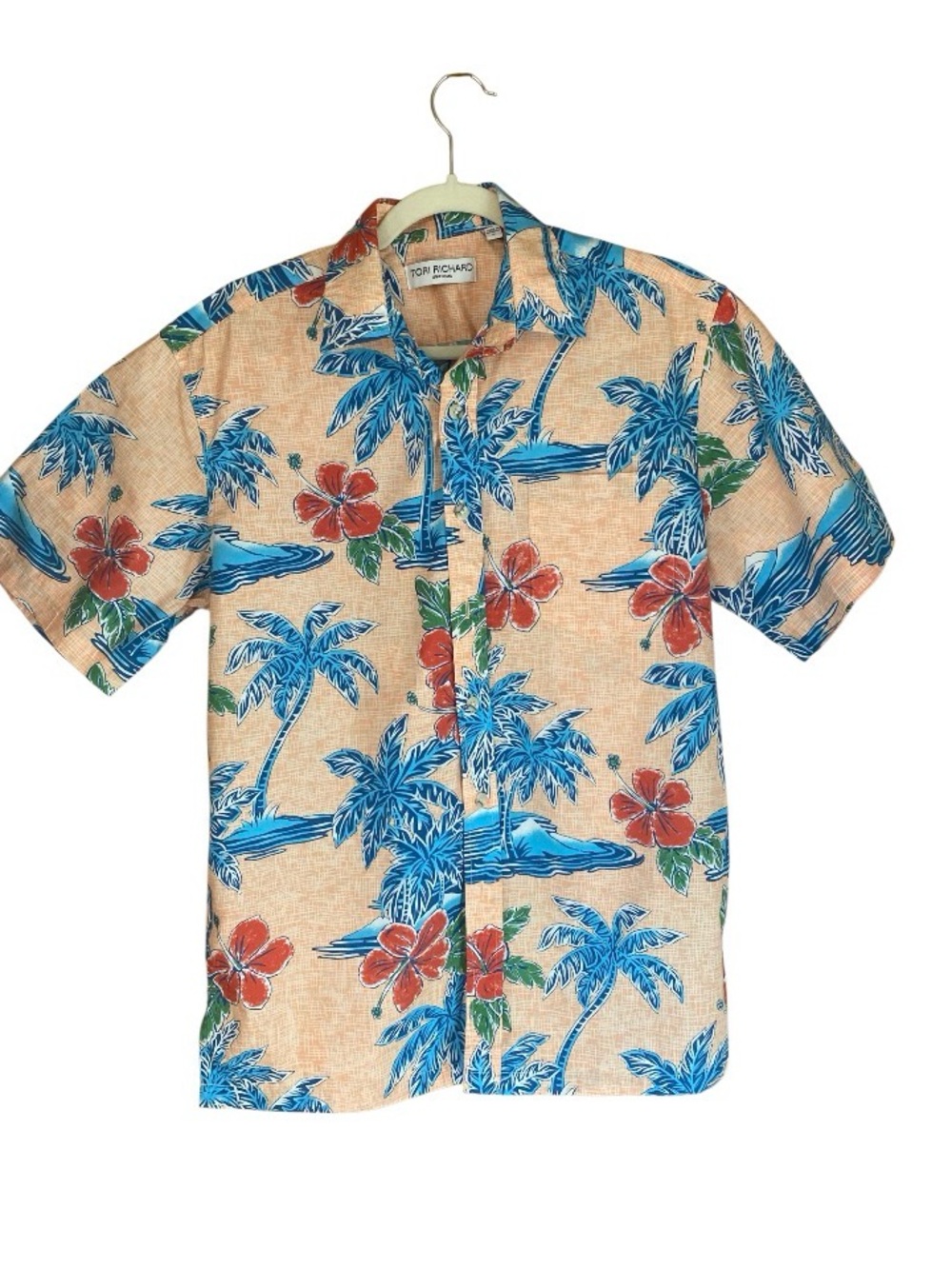 Tori Richard Uniforms Multicolor Floral Hawaiian Shirt Size S View 6